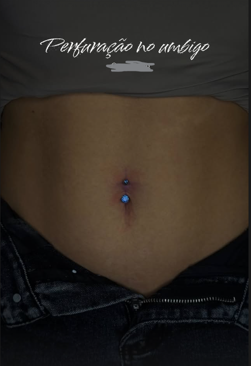 Piercing no umbigo